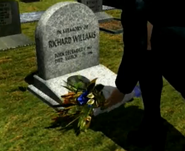 Richard's grave in Nina's Tekken 3 ending.