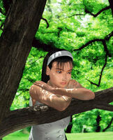 Jun in a forest.