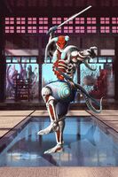 Yoshimitsu character panel by Chris Skinner.