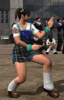 Ling Xiaoyu in her uniform in Tekken Tag Tournament