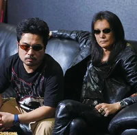 Harada and his friend Itagaki