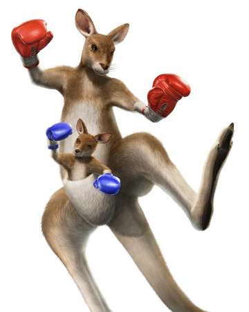 Roger Jr Tekken Wiki Fandom Kangaroo jack in his boxing outfit by justinanddennis on. roger jr tekken wiki fandom