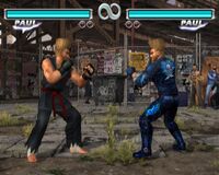 Paul Mirror Match in Tekken Tag Tournament.