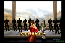 Crows aplaudiendo por el strike en Tekken Bowl de Tekken Tag Tournament