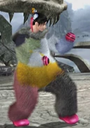 Traje de jugador 5 de Ling Xiaoyu en Tekken 5