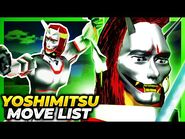 YOSHIMITSU MOVE LIST - Tekken 1