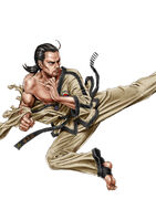 Alternate character select panel (artwork by Shunya Yamashita).