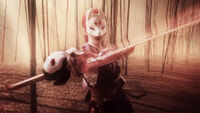 Kunimitsu steals Yoshimitsu's sword