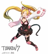 Panel de arte de personajes de Morioka Yasuto