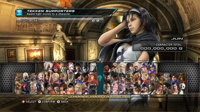 tekken 6 character select