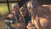 Heihachi in Raven prologue artwork for Tekken 6