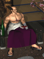 Heihachi-tekken2-sake-poster-art