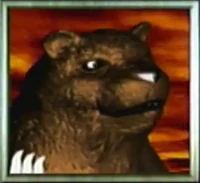 Kuma's portrait on the character select screen.