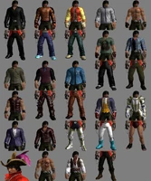 Miguel's customization items.