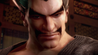 Heihachi shed a tear over the loss of his wife