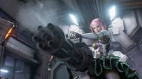 Alisa with minigun in story mode