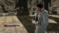 His victory animation ("Not bad.")