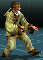 Wang's 1P outfit in Tekken 5: Dark Resurrection.