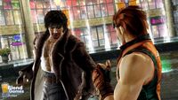 Miguel confronting Hwoarang in Bloodline Rebellion.