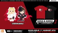 Nina & Anna Tshirt design for Tekken 7