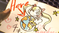 Lucky Chloe's drawing in Eddie's ending