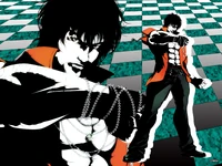 Alternative character art panel.