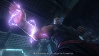 Heihachi focuses on facing the inhuman, Akuma