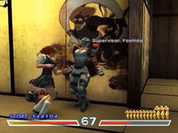 Tekken 4 Force Mode - Mishima Fortress with Miharu Hirano