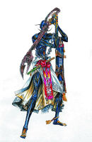 Concept art for his alternate outfit in Tekken 5 designed by Ito Ōgure.