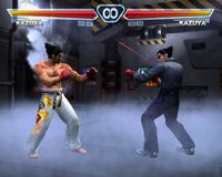 Kazuya mirror match in Tekken 4.