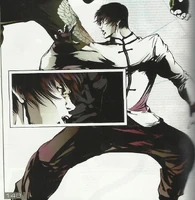 Alternate character select panel (artwork by Tomio Fujisawa).