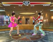 Xiaoyu's Player 1 and 2 outfits in Tekken 4.