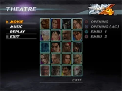 Tekken 4 Theatre Mode