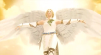 Angel during a cutscene