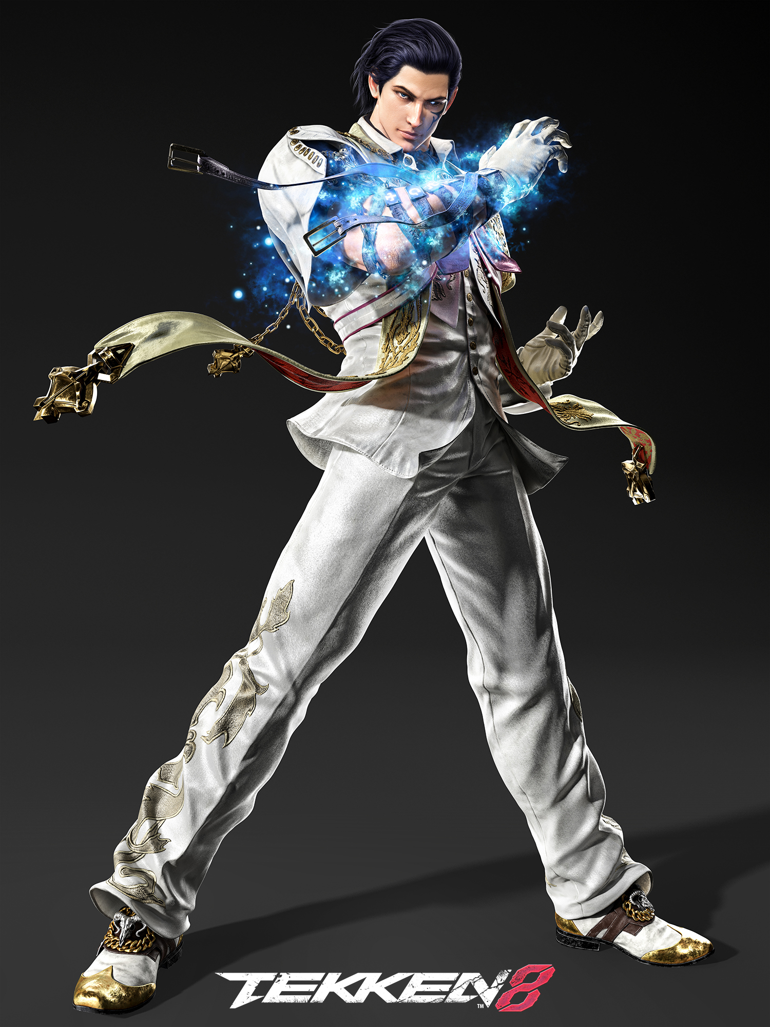 Tekken 8's key art and official character portraits for Jin, Kazuya, Jun,  Jack-8, Law, Lars, Paul and King revealed