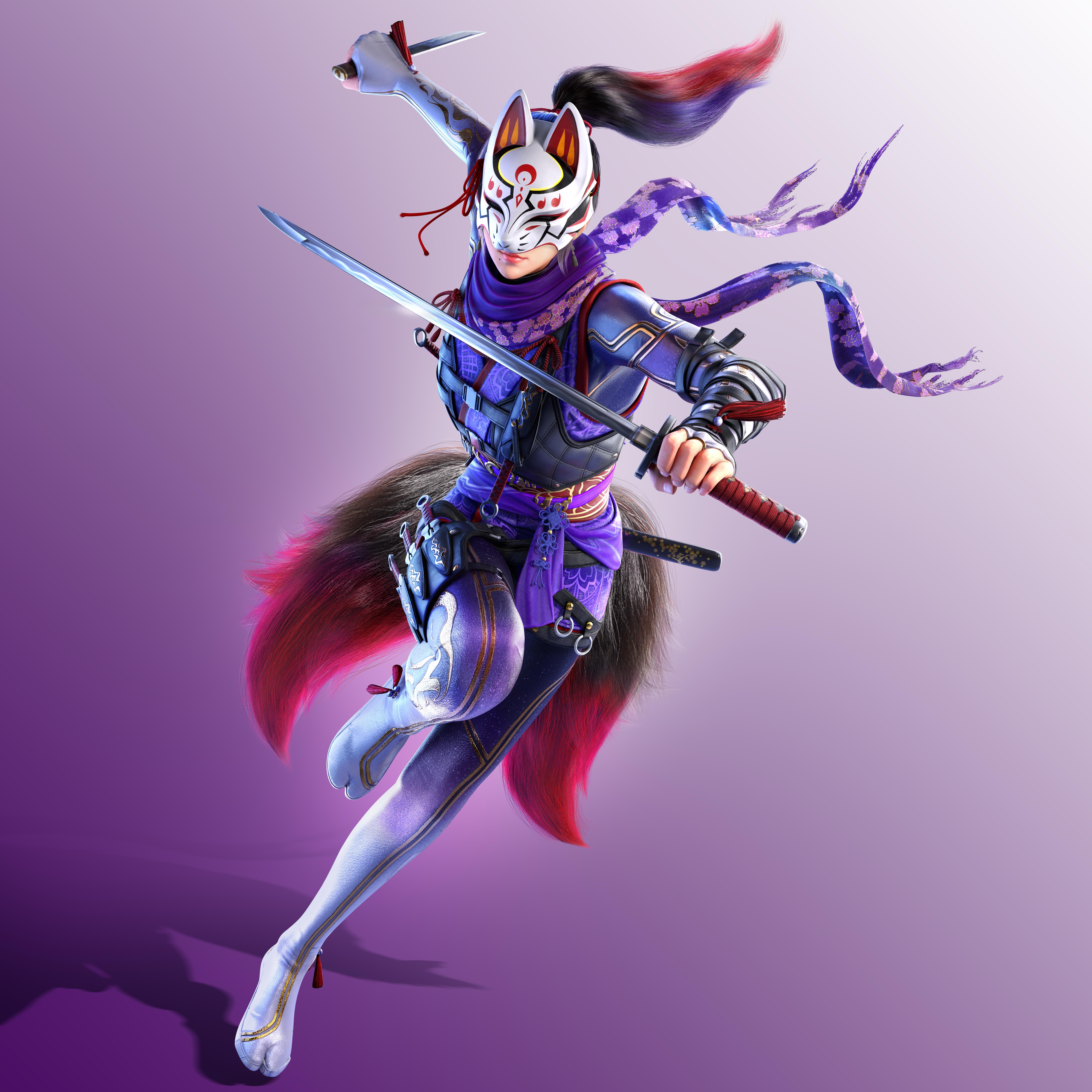 Yoshimitsu - Characters & Art - Tekken 5  Tekken 7, Video game art, Video  game characters