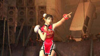 Xiaoyu haciendo una pose.