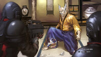 Heihachi's prologue artwork for Tekken 6