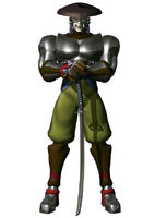 Yoshimitsu in Tekken 2.