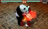 Panda VS Feng Wei dans Tekken 3D Prime Edition
