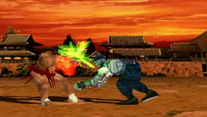 Tekken 2 - P.Jack VS Ganryu (1)