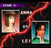 Anna Williams VS Lei dans la version arcade