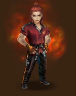 Summoners x Tekken - Hwoarang - FIre