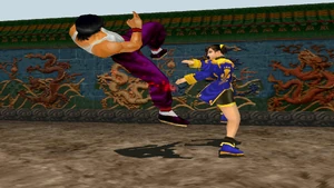 Tekken 3 - Forest Law VS Ling Xiaoyu (2)