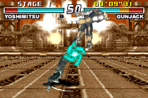 Yoshimitsu vs gun jack tekken advance