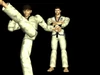 Baek et son père en dobok