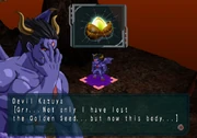 Devil ne parvient plus à avoir le dessus sur Kazuya après la perte de la Graine d'Or.