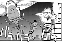 Dragunov s'enfuit avec les échantillons, poursuivit par Raven