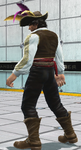 Tenue de pirate miguel caballero rojo tekken tag tournament 2 (2)