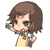 Asuka Chibi en tenue d'écolière